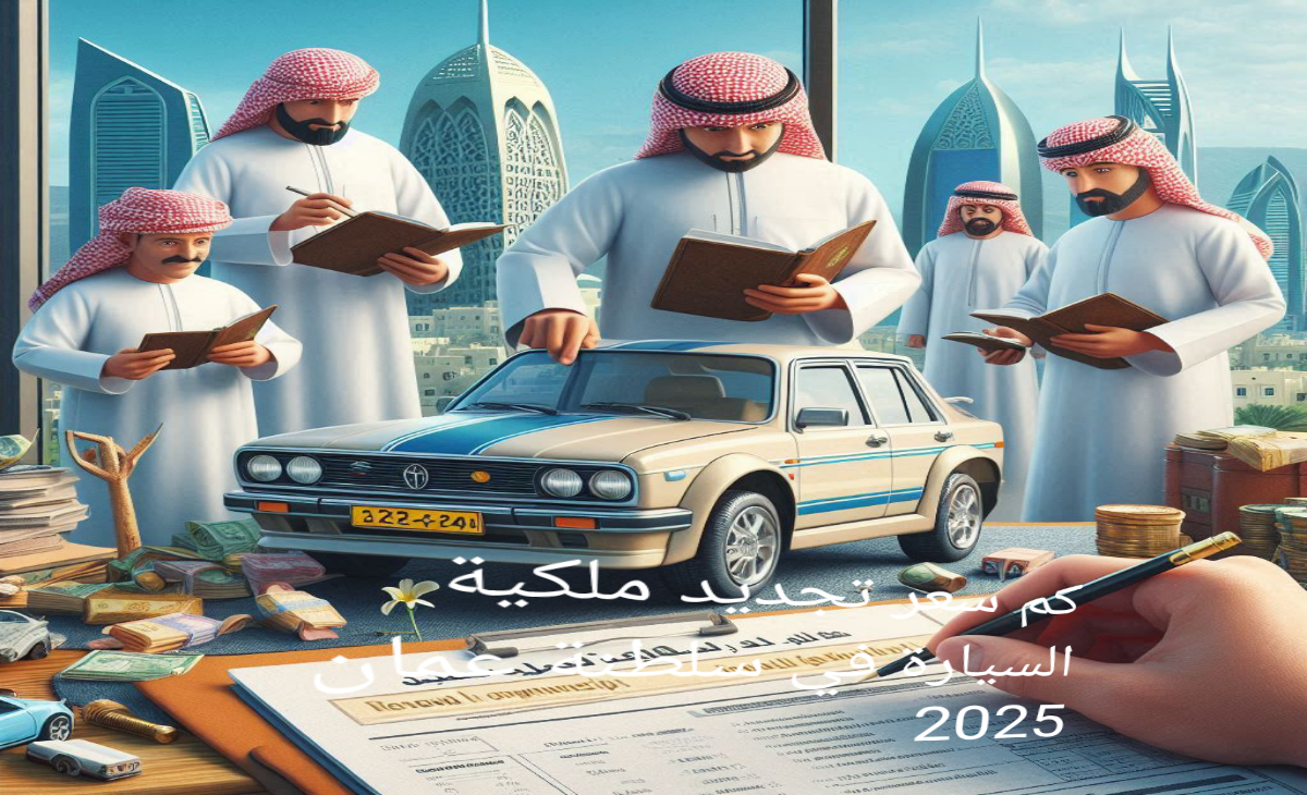 كم سعر تجديد ملكية السيارة في سلطنة عمان 2025