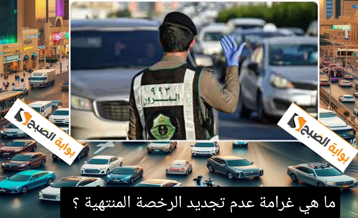 ما هي غرامة عدم تجديد الرخصة المنتهية ؟ ورسوم تجديد السيارات ونقل الملكية 1446