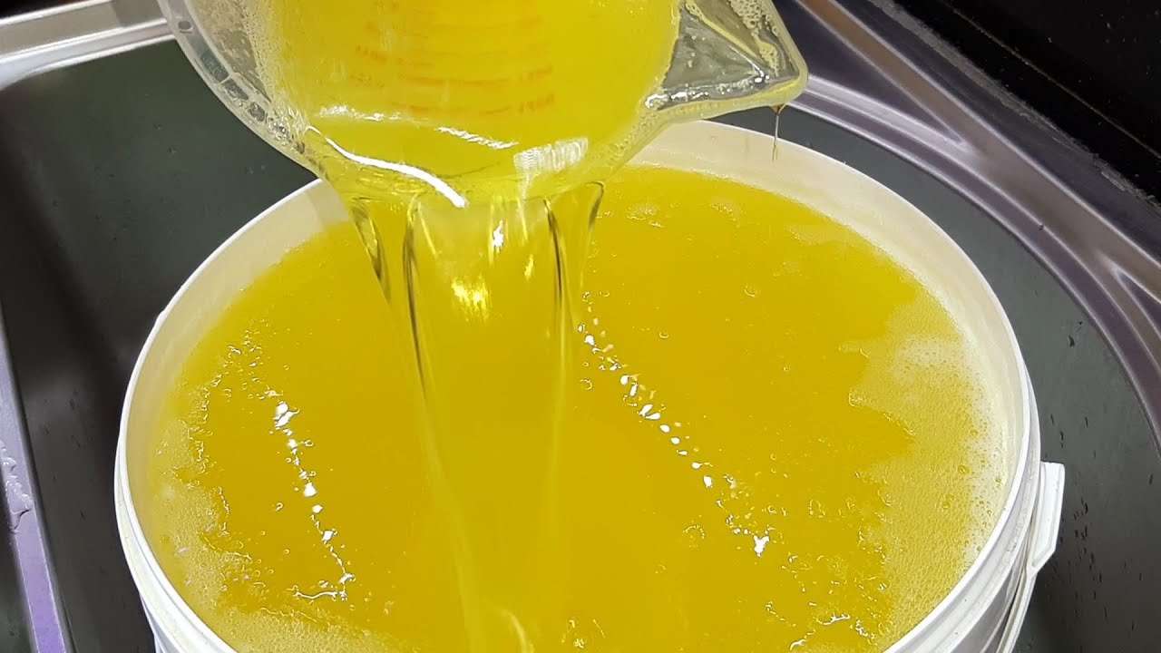 مكونات تحضير الصابون السائل