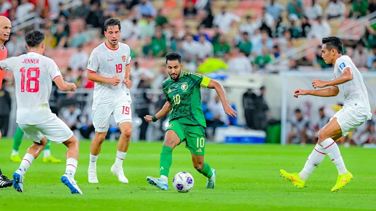 موعد مباراة السعودية وإندونيسيا الإياب Saudi Arabia vs Indonesia في تصفيات كأس العالم 2026 والقنوات الناقلة