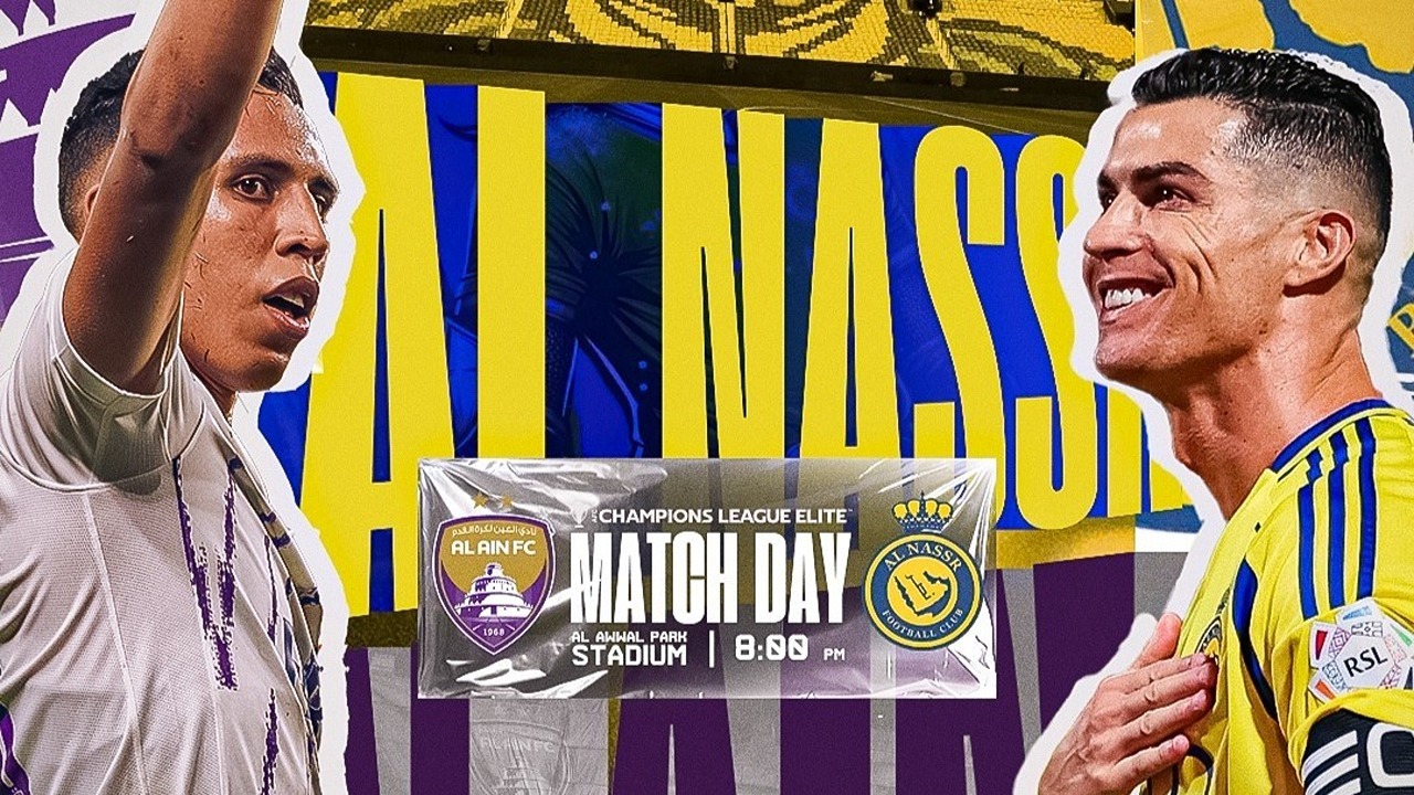 موعد مباراة النصر السعودي والعين الاماراتي اليوم الثلاثاء 5-11-2024 بدوري أبطال آسيا للنخبة والقنوات الناقلة