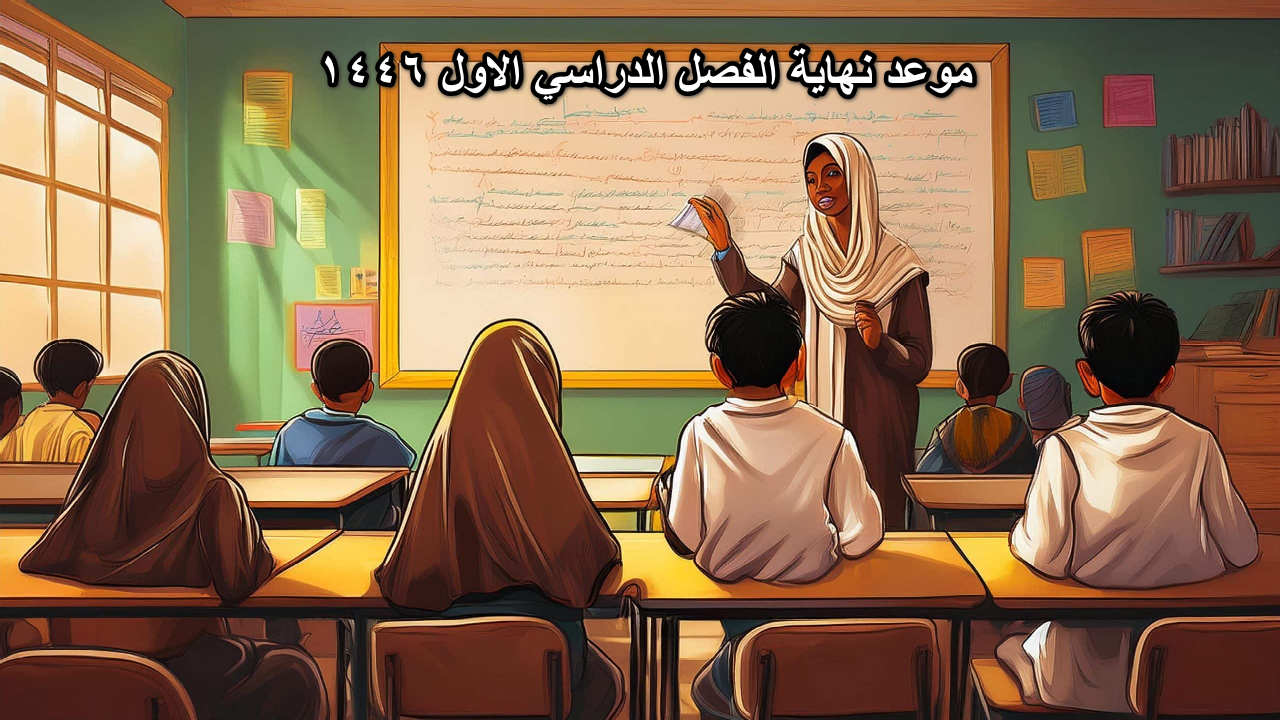موعد نهاية الفصل الدراسي الاول 1446