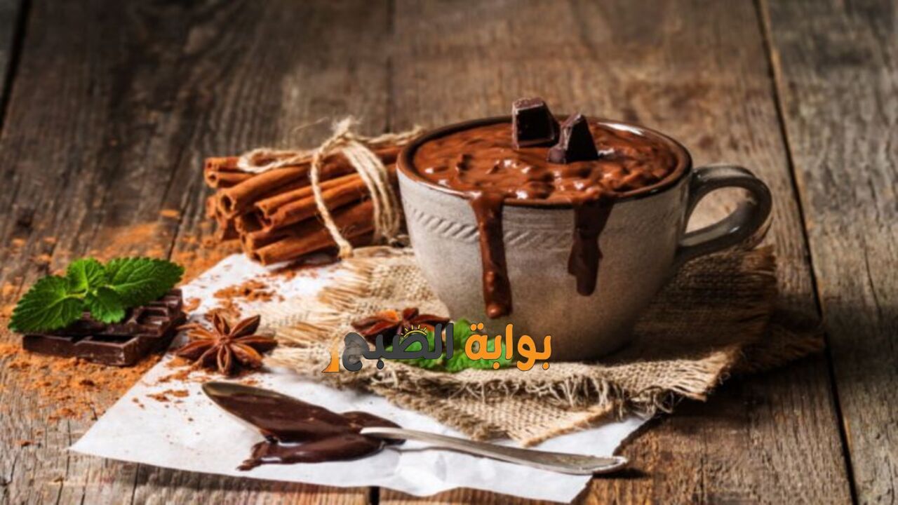 طريقة عمل هوت شوكلت بالكاكاو والنشا