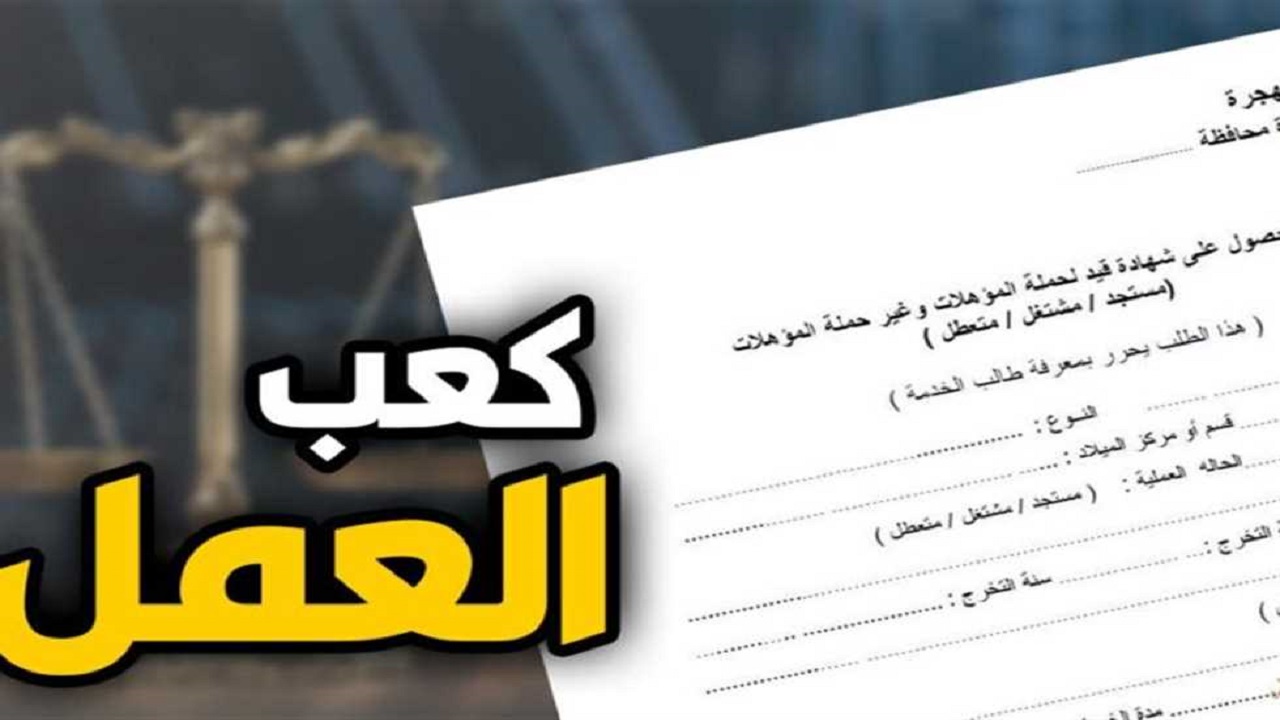 وزارة القوى العاملة والهجرة توضح خطوات استخراج كعب عمل 2024 في مصر