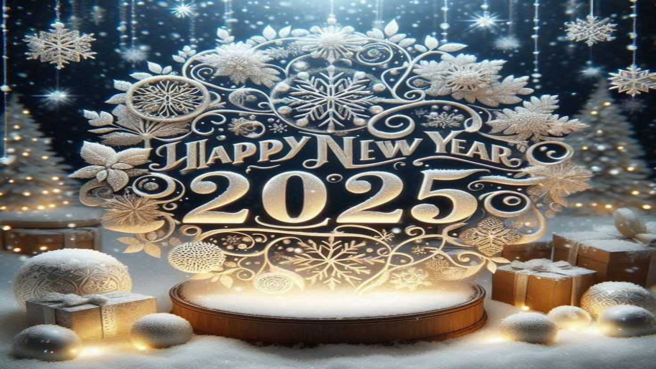 بطاقات تهنئة رأس السنة بالاسم 2025