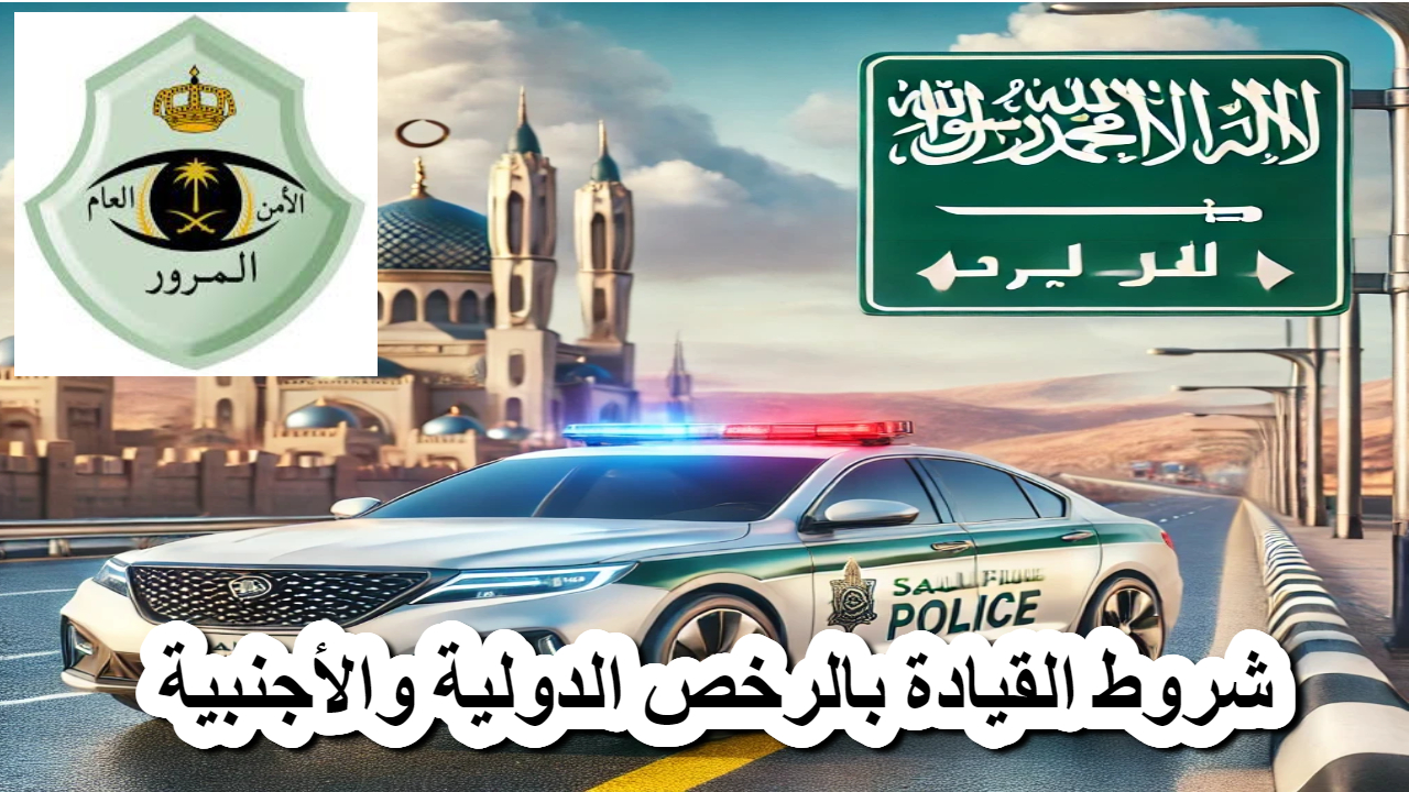 شروط القيادة بالرخص الدولية والأجنبية