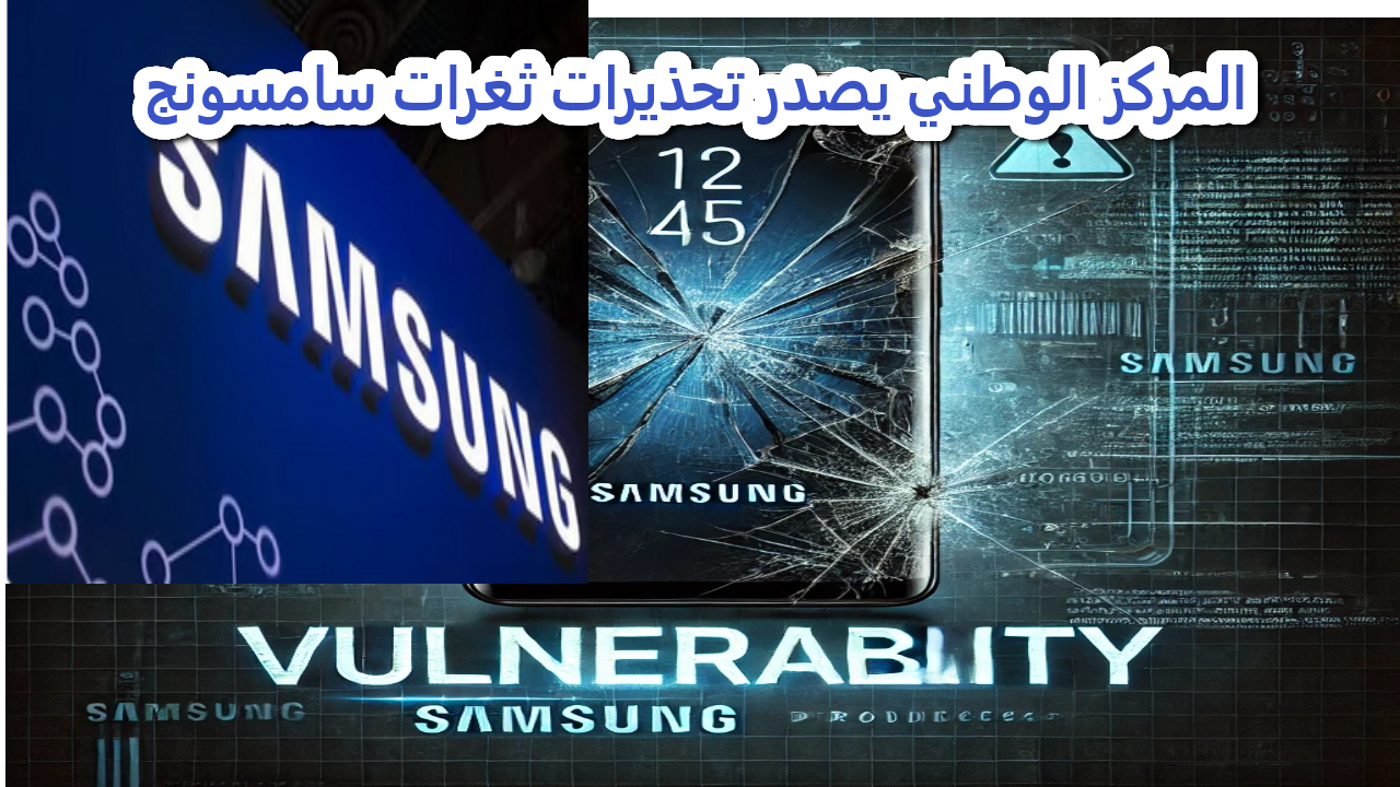 المركز الوطني يصدر تحذيرات ثغرات سامسونج 