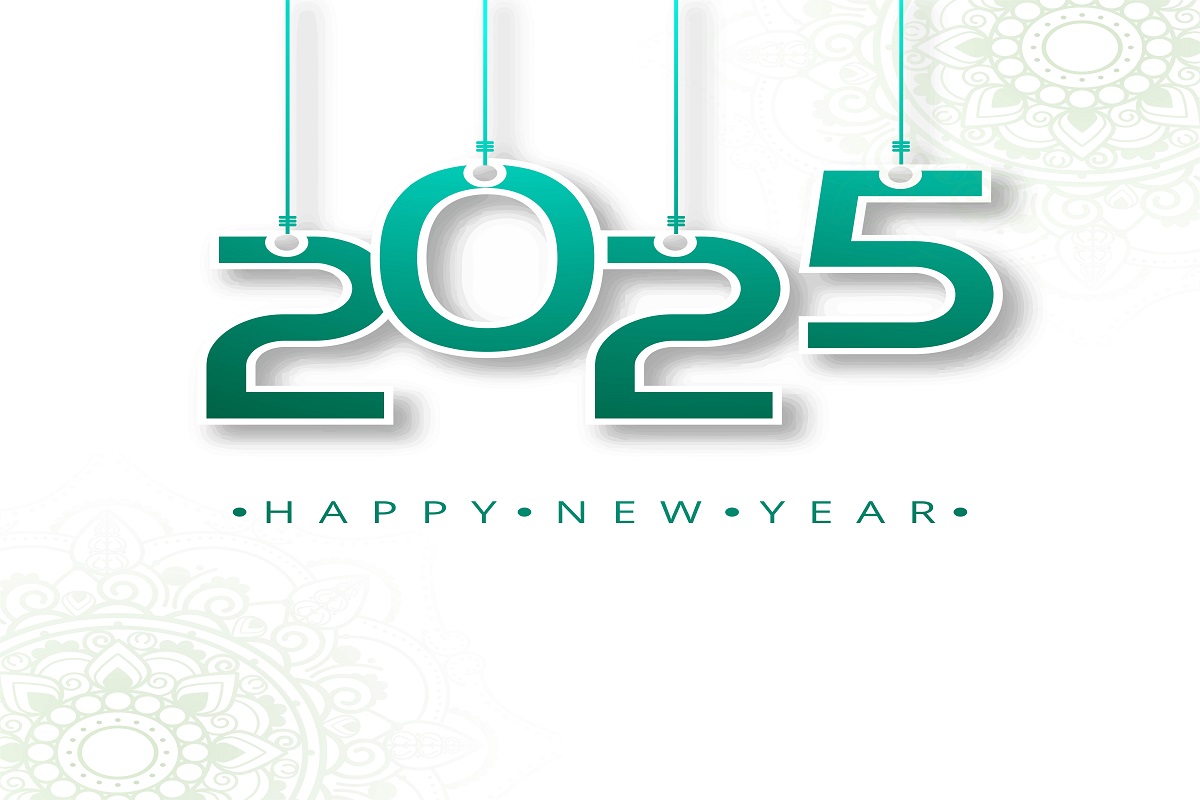 أجمل خلفيات 2025 مناسبة للتصميمات والتهاني بالعام الجديد