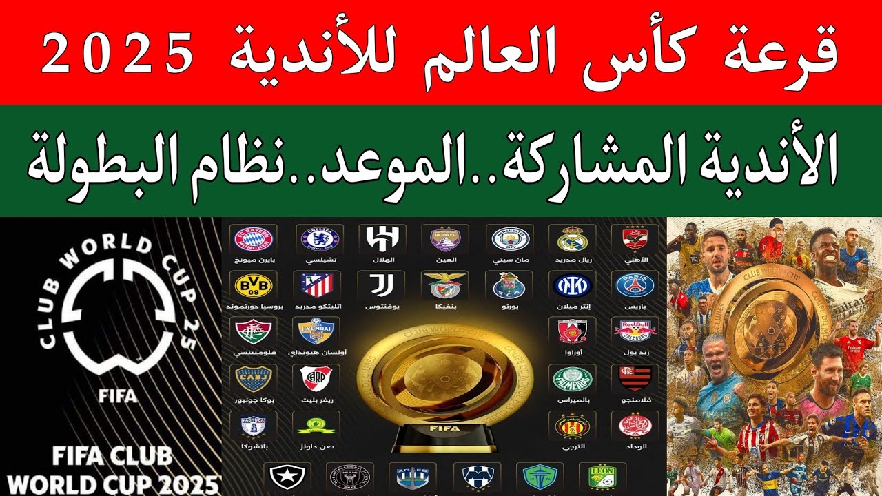 موعد قرعة كأس العالم للأندية 2025