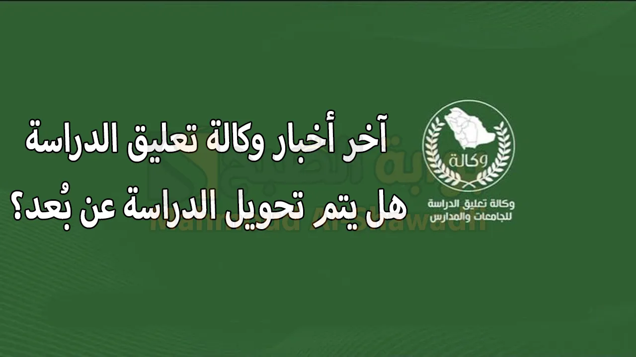 آخر أخبار وكالة تعليق الدراسة.. هل يتم تحويل الدراسة عن بُعد؟