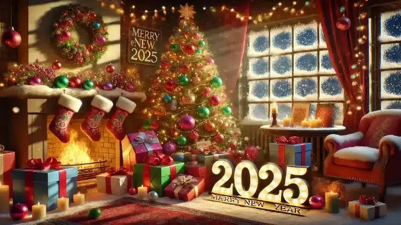 أجمل صور وعبارات تهنئة الكريسماس 2025 merry christmas wishes والعام الجديد