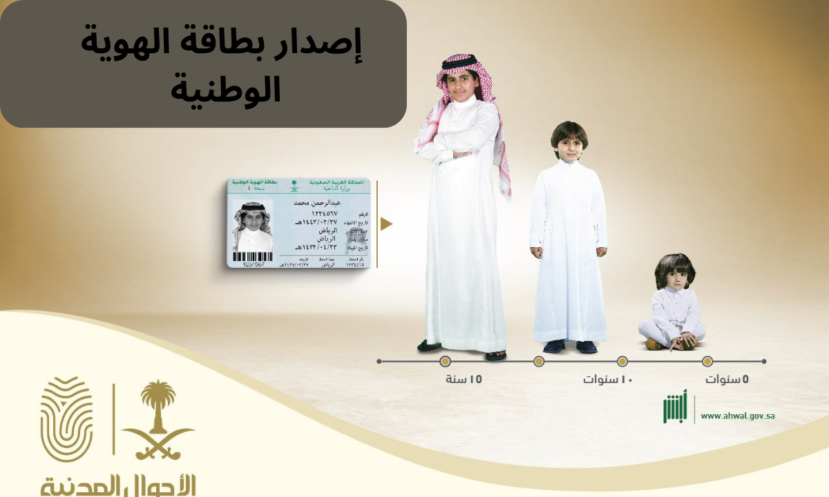 إصدار بطاقة الهوية الوطنية