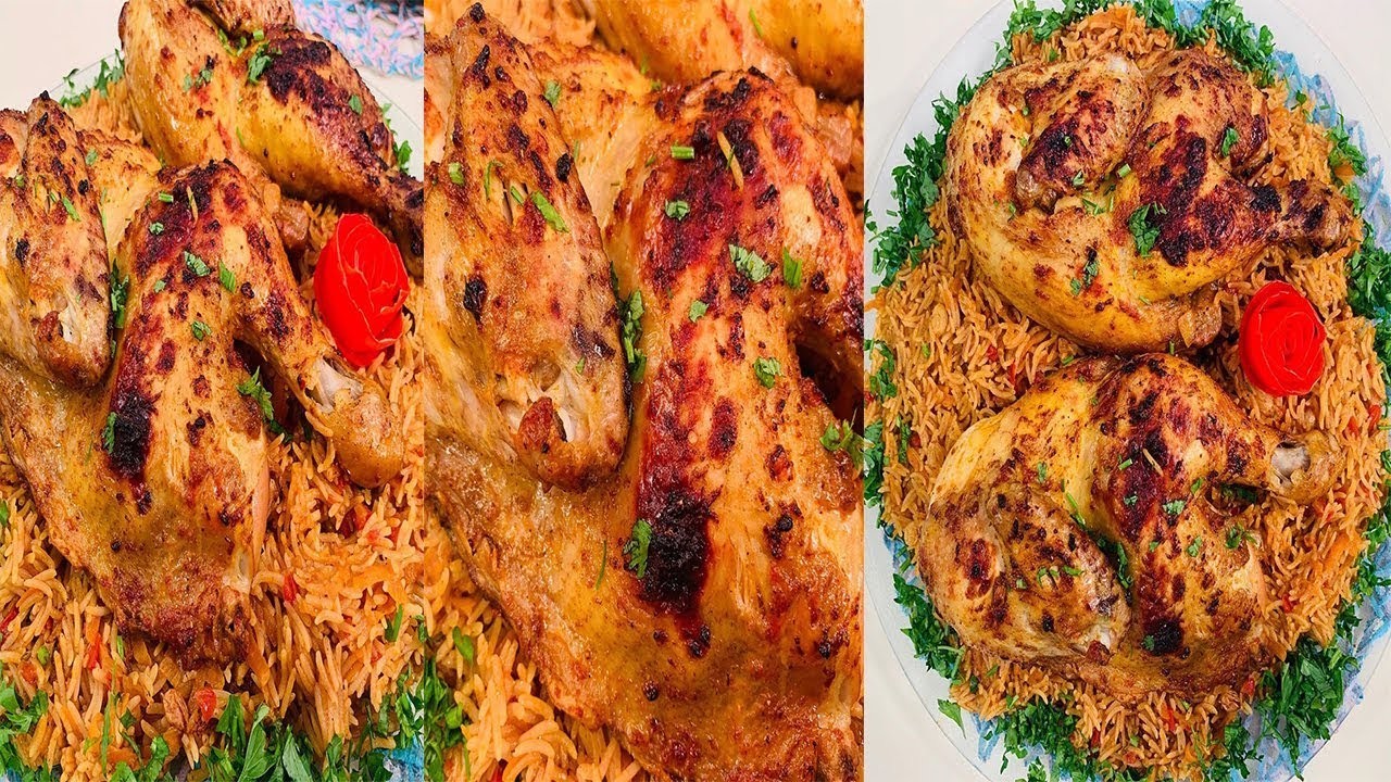 الأرز البخاري بالدجاج