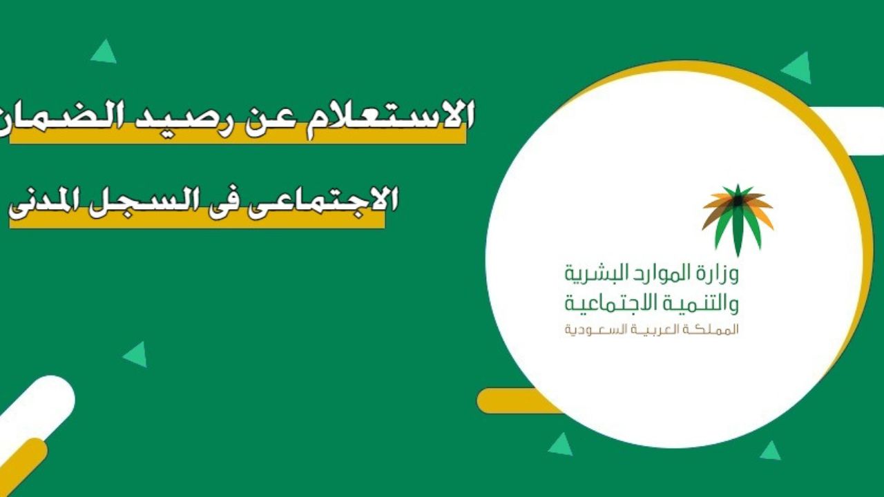 الاستعلام عن الرصيد بالسجل المدني