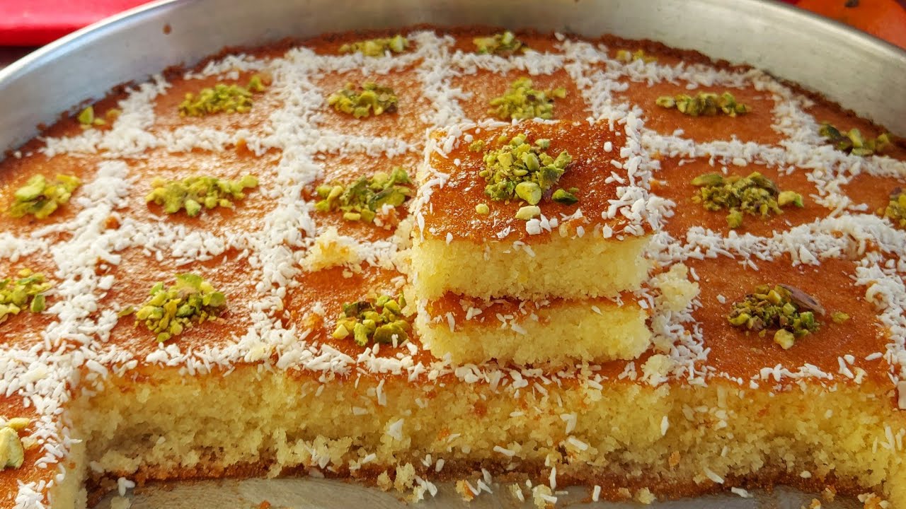 طريقة عمل البسبوسة بالبرتقال
