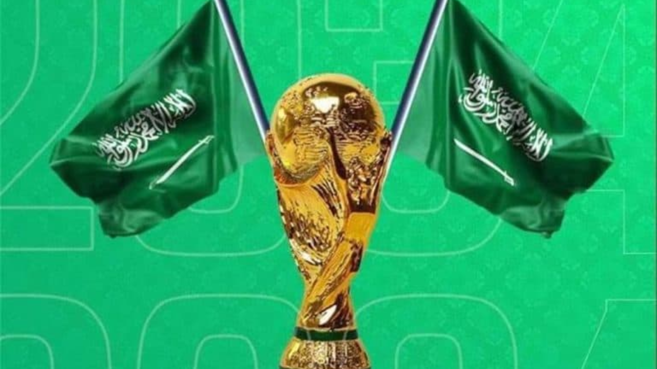 "الجوازات" تطلق ختم #أهلاً_بالعالم بمناسبة فوز المملكة باستضافة بطولة كأس العالم 2034