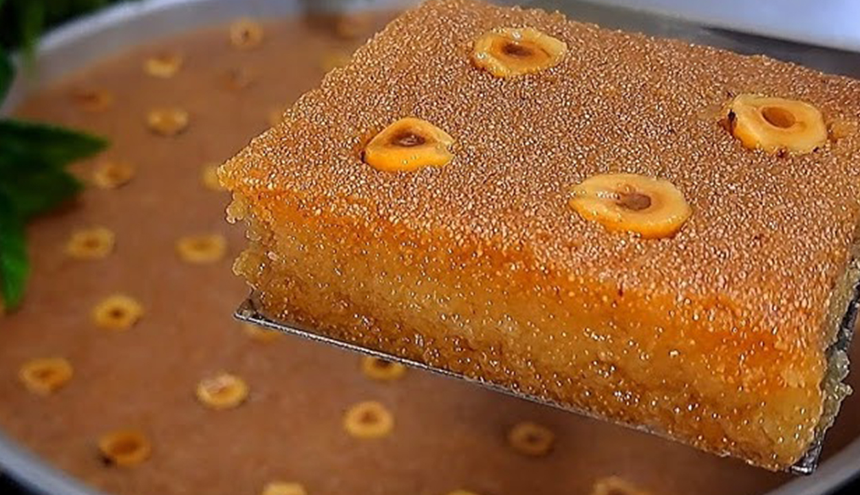 بسبوسة بالزبادي مرملة