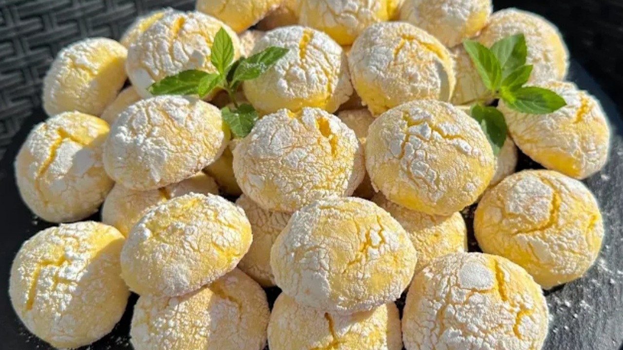 بسكويت الليمون الهش