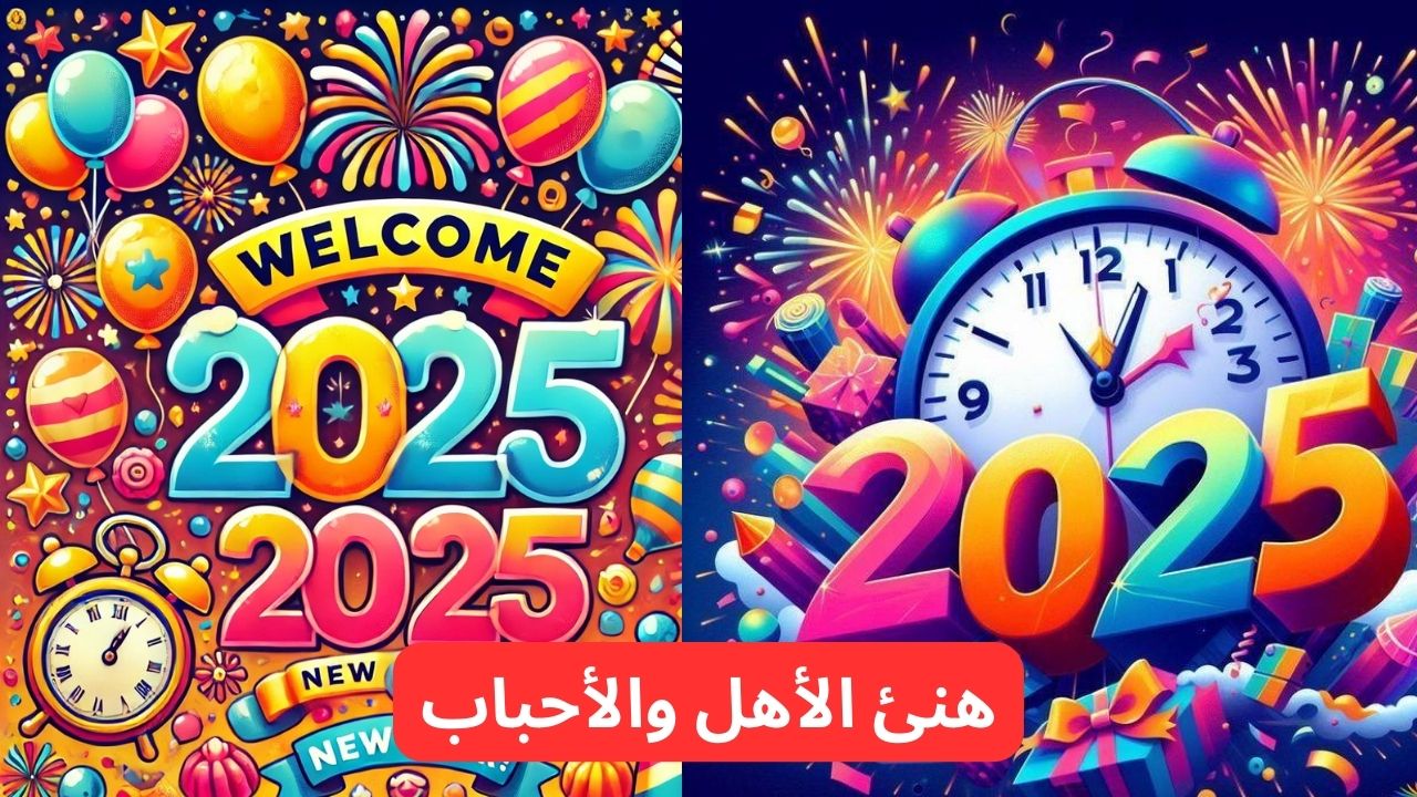 رسائل وتعبيرات تهنئة بمناسبة رأس السنة الميلادية الجديدة 2025