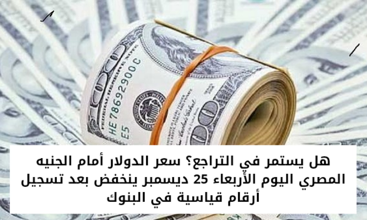 سعر الدولار أمام الجنيه المصري اليوم