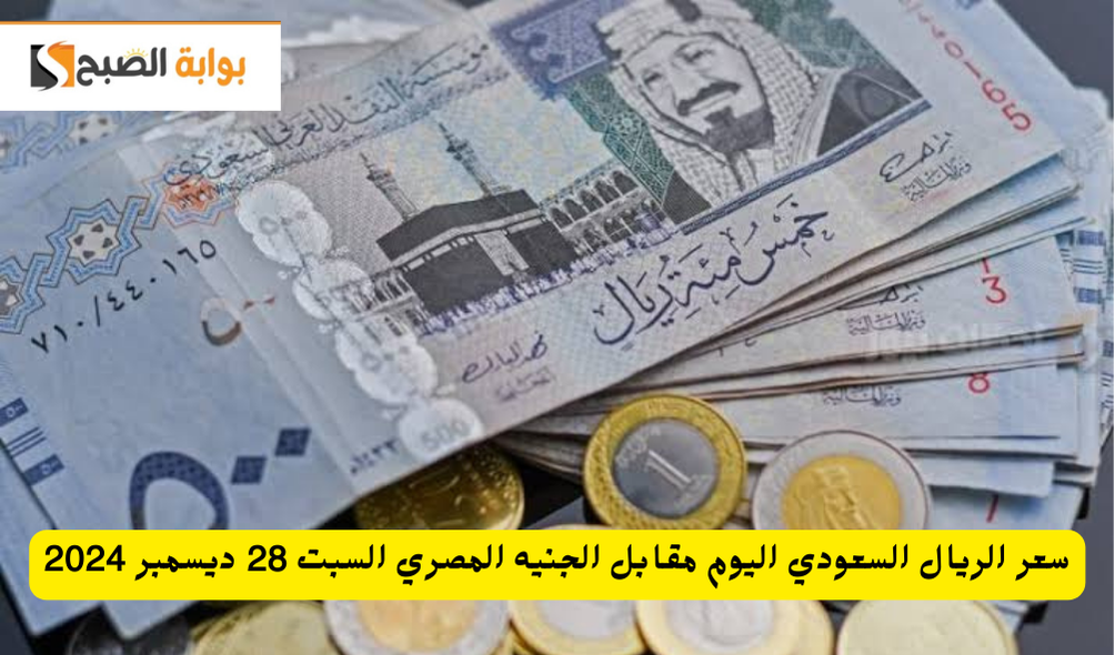 سعر الريال السعودي اليوم مقابل الجنيه المصري السبت 28 ديسمبر 2024