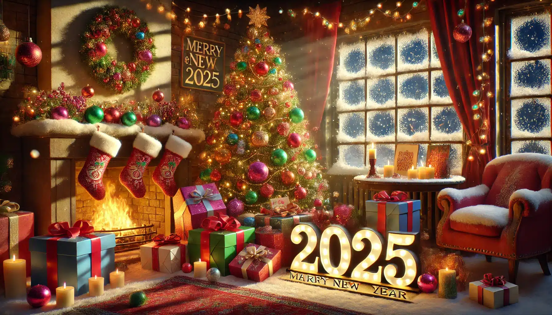 صور تهنئة بالعام الجديد 2025 1