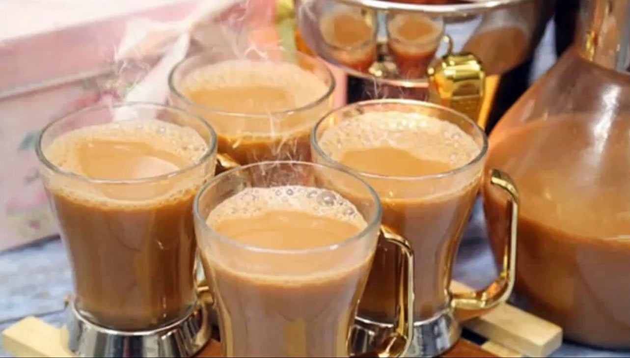 طريقة عمل الشاي باللبن