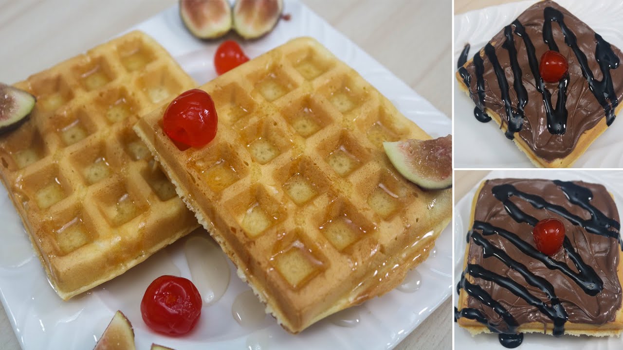 طريقة عمل الوافل في البيت1