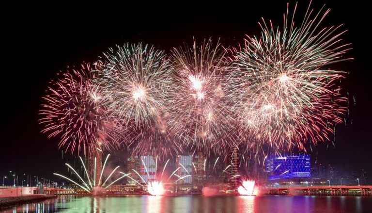 عروض الألعاب النارية برج خليفة 2025