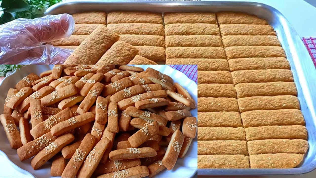 قراقيش السمسم اللذيذة