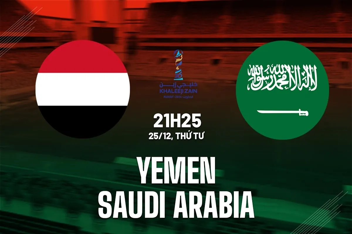 موعد مباراة السعودية واليمن Yemen vs Saudi Arabia في خليجي 26 والقنوات الناقلة