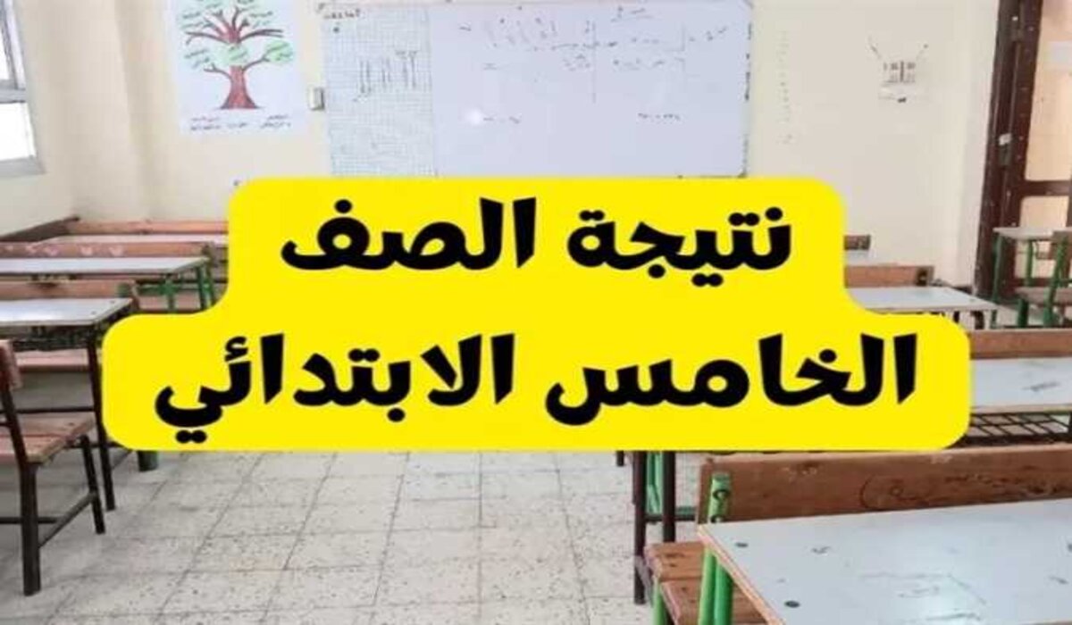 نتيجة الصف الخامس الابتدائي الترم الأول 2025