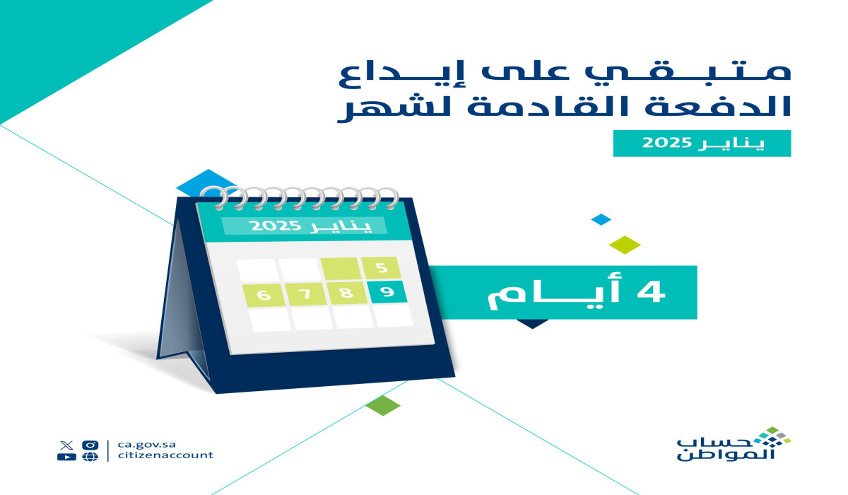 موعد إيداع الدفعة 86 من حساب المواطن