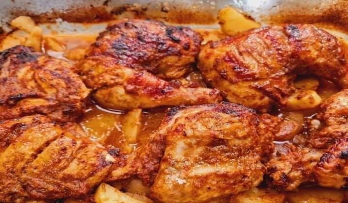 خطوات عمل صينية البطاطس بالفراخ