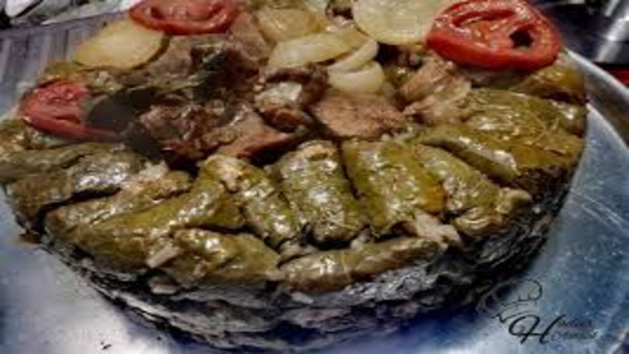 عمل طاجن محشي ورق العنب باللحمة