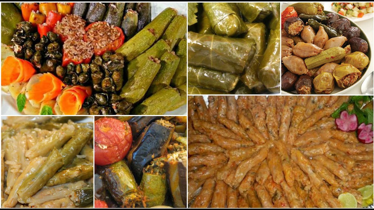 عمل خلطة المحشي