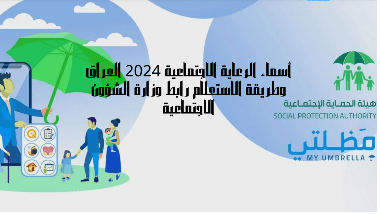 اسماء الرعاية الاجتماعية الوجبة الاخيرة العراق 2025
