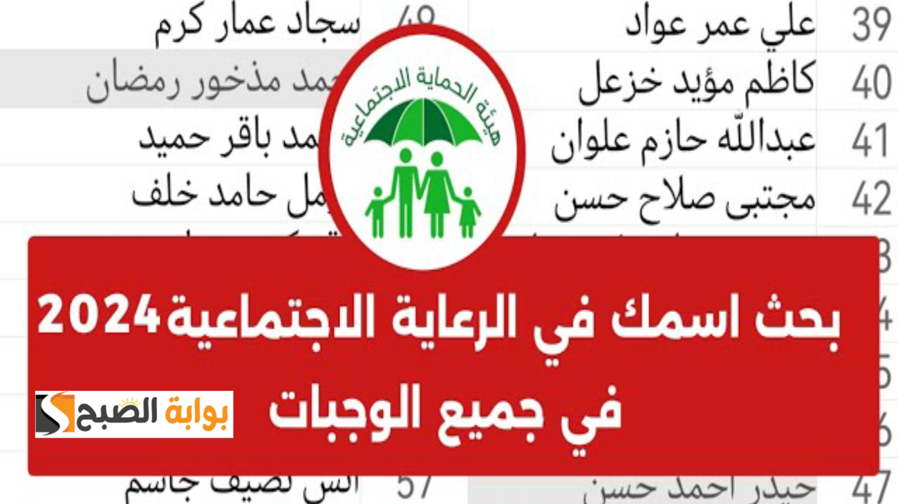 خطوات استخراج أسماء المشمولين بالرعاية الاجتماعية 2025 بالعراق الوجبة الأخيرة عبر منصة مظلتي