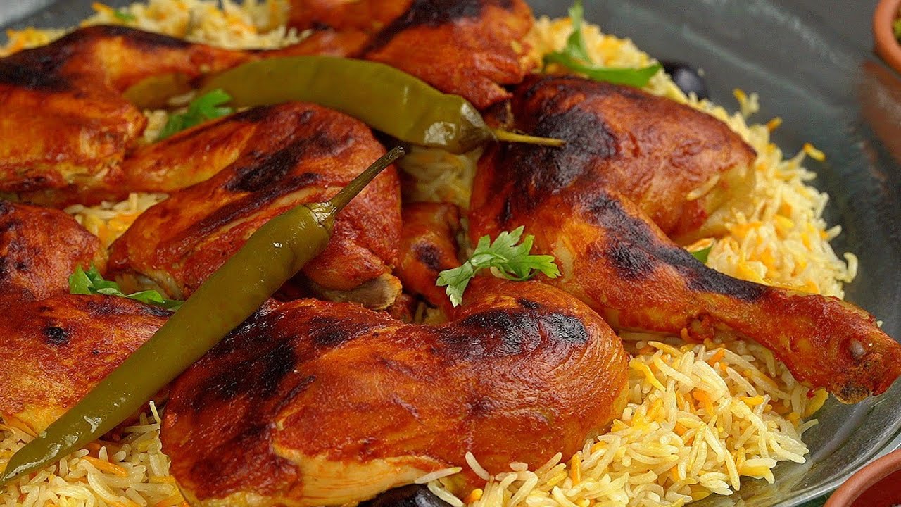 المندي بالدجاج