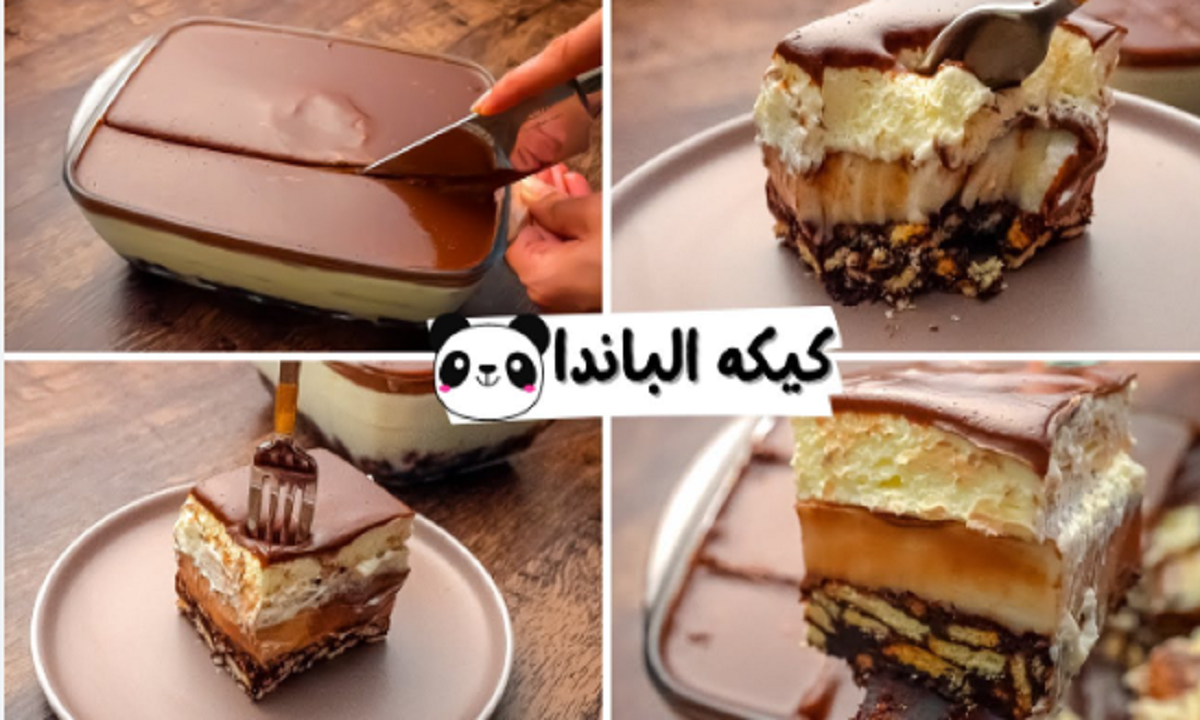 طريقة عمل كيكة الباندا في المنزل