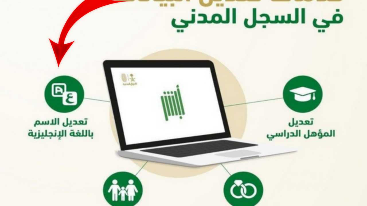 خطوات تعديل بيانات المؤهل الدراسي