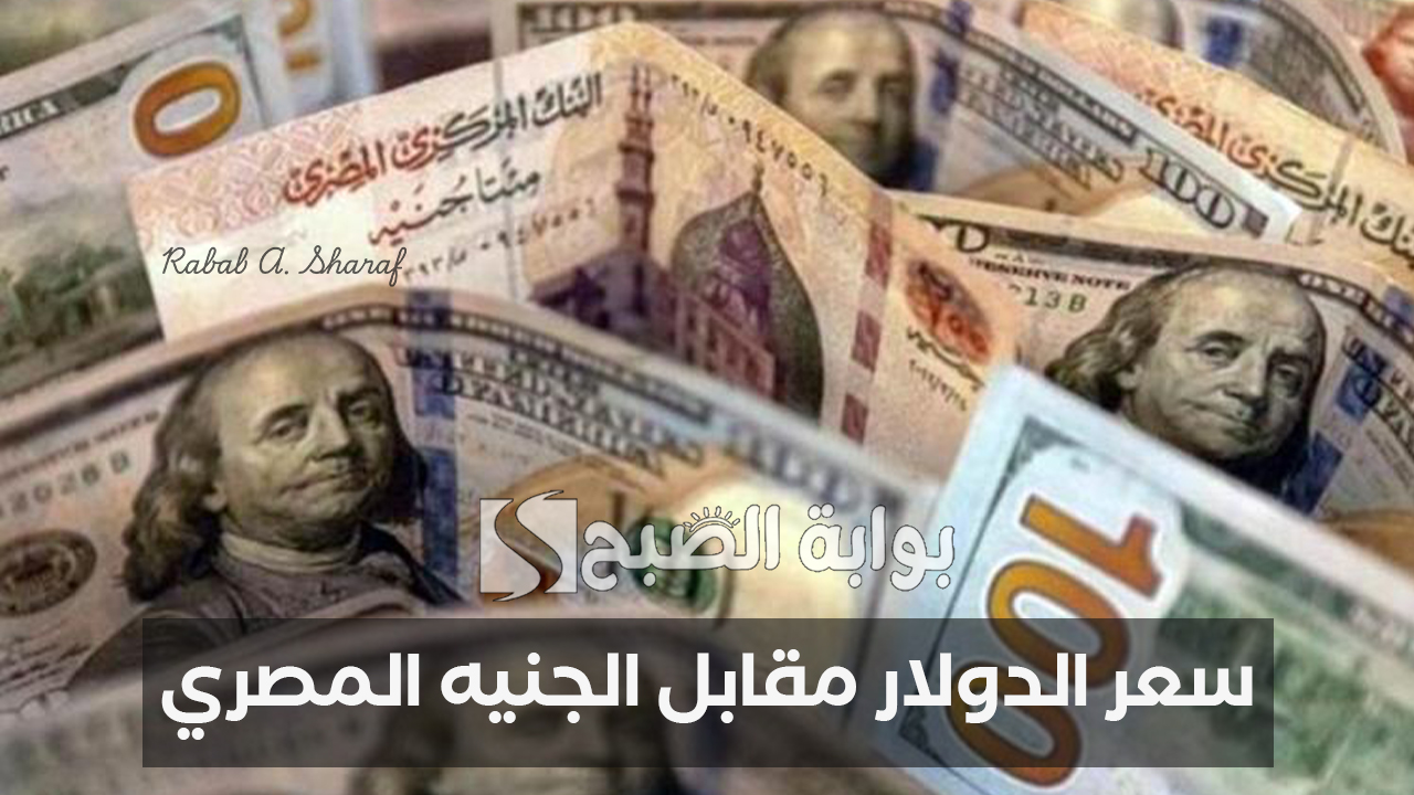 سعر الدولار مقابل الجنيه المصري