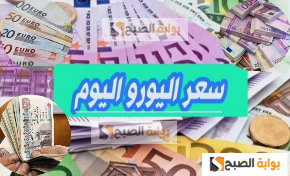 سعر اليورو مقابل الجنية المصري