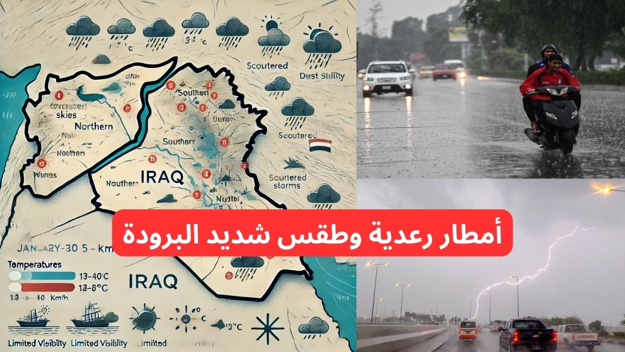 طقس العراق اليوم الأحد والأيام المقبلة بالتفصيل