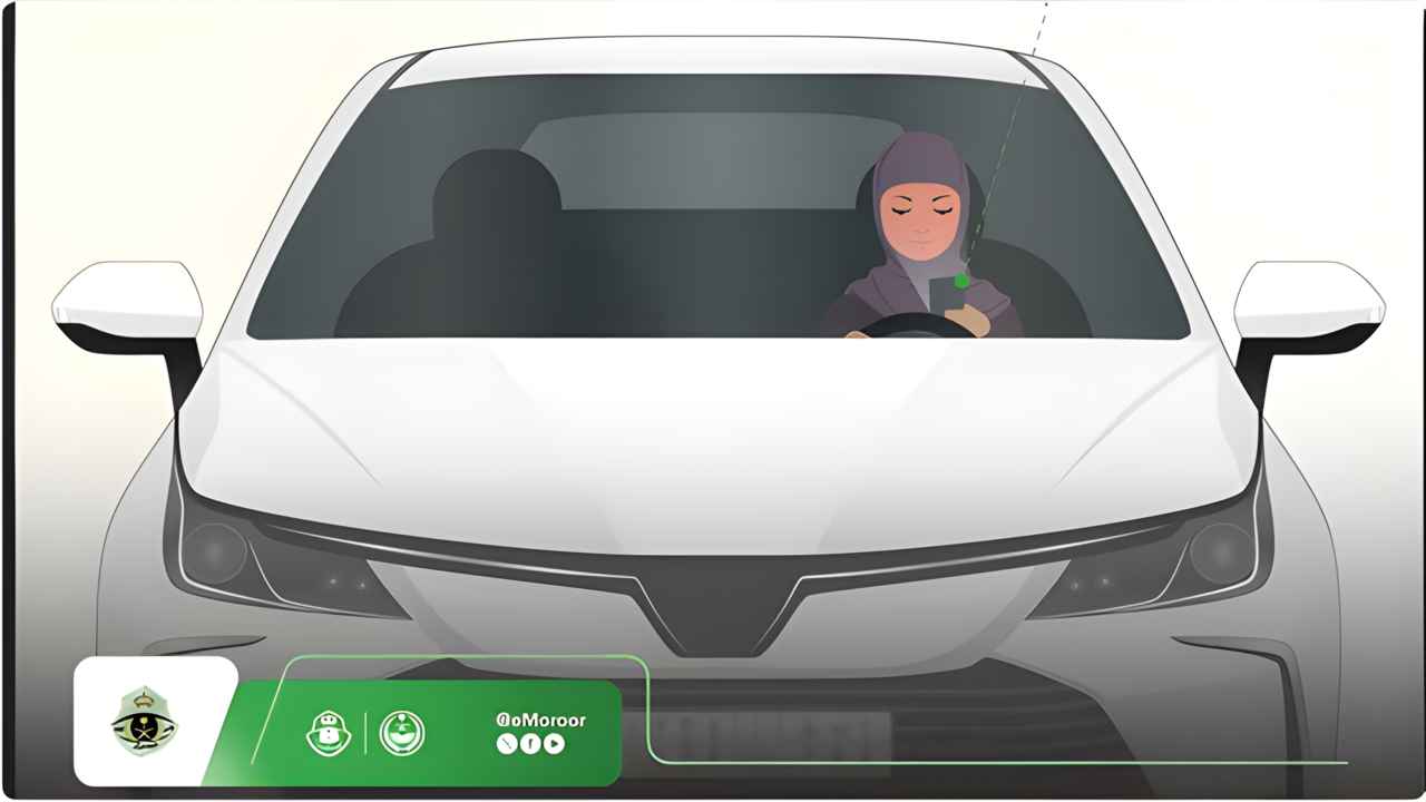 غرامة استخدام الهاتف المحمول أثناء القيادة