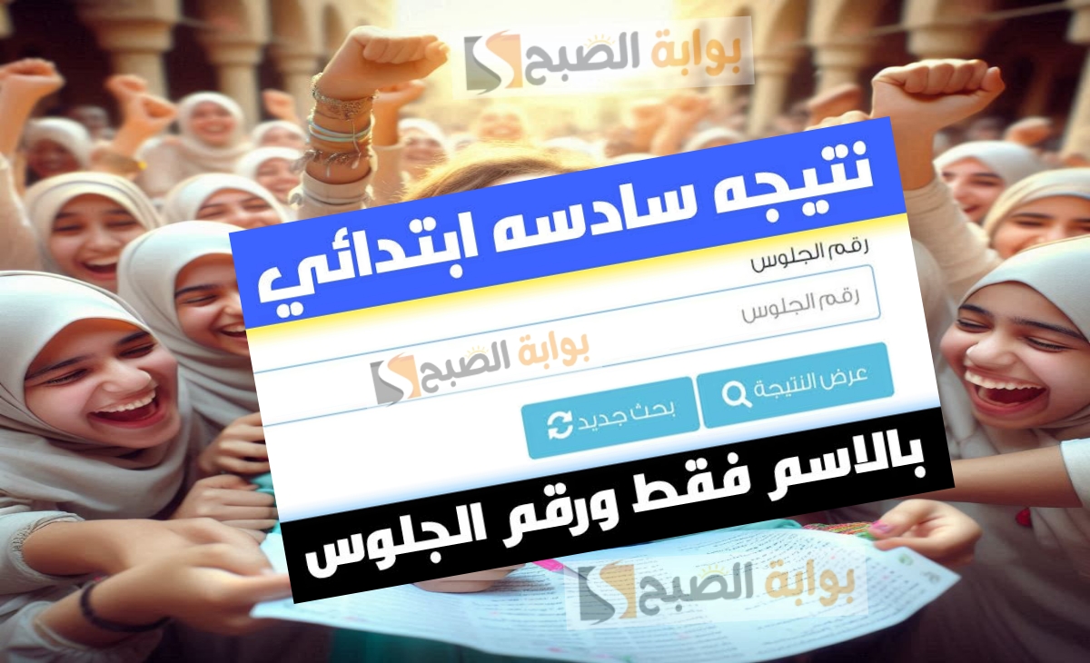 نتيجة الصف السادس الابتدائي 2025 3