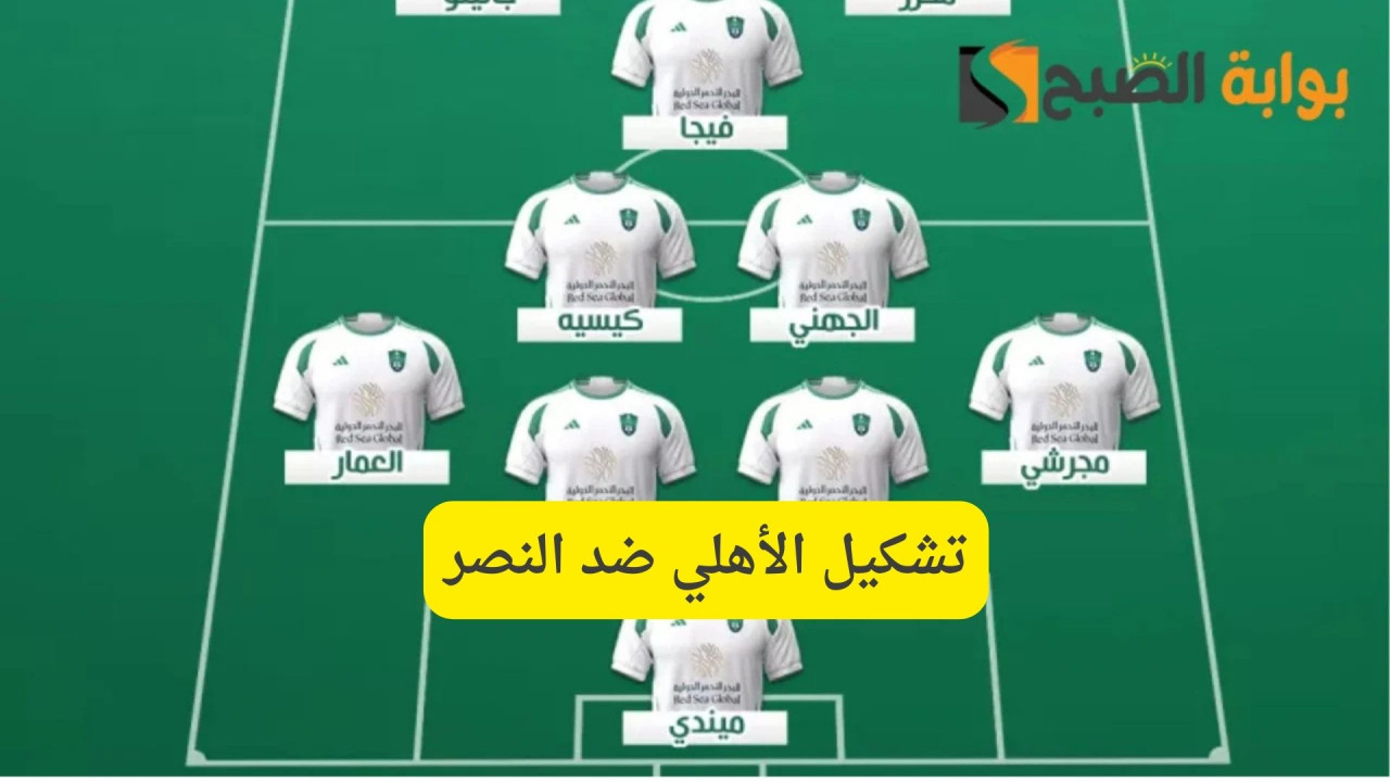 تشكيل الأهلي ضد النصر