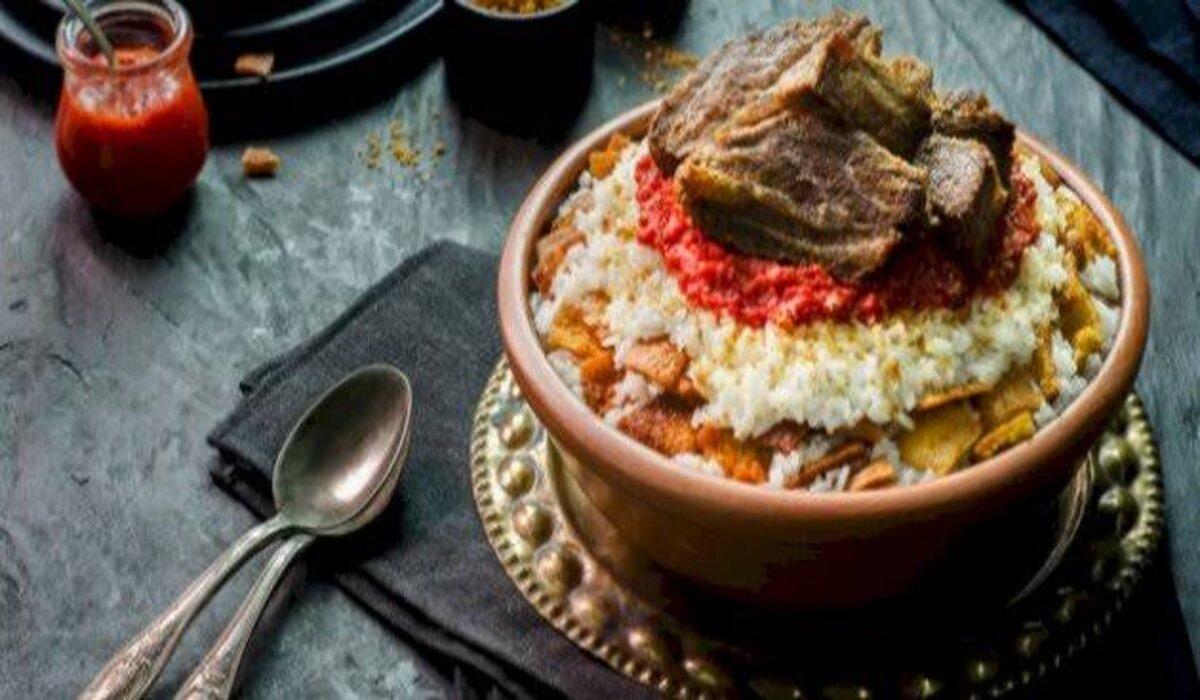 مكونات عمل الفتة المصرية