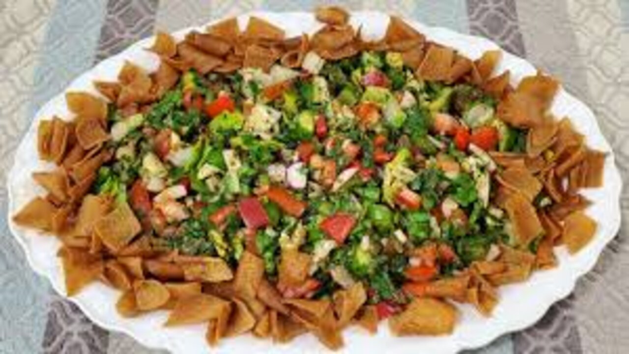 ‏طريقة تحضير سلطة الفتوش