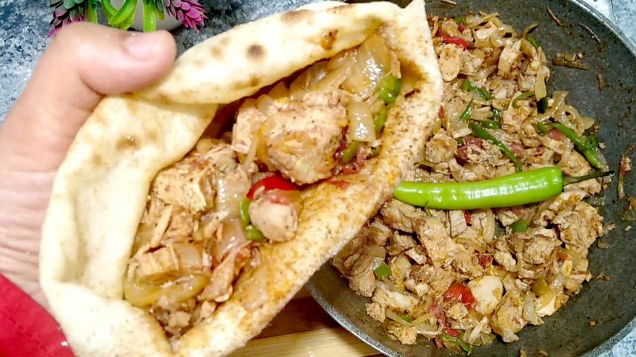 وصفة من بواقي الفراخ